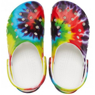 CROCS BAYA TIE DYE CLOG РАЗНОЦВЕТНЫЕ