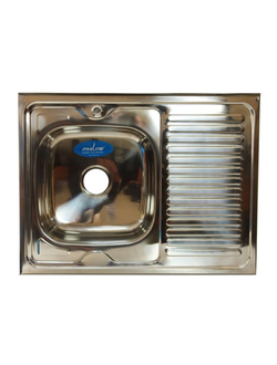 Мойка 60х80 (0,4) лев вып 1 1/2 MIXLINE 16 см