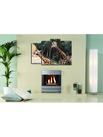 Модульная картина "Дружные жирафы"