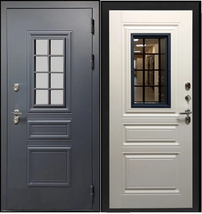 Осло Термо муар 7024 Ral 7024/Ясень белый