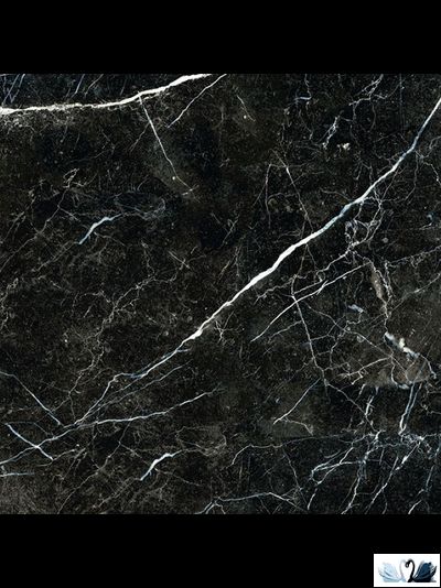 Керамогранит Гранитея Караташ Черный 60 х 60 см полированный мрамор
