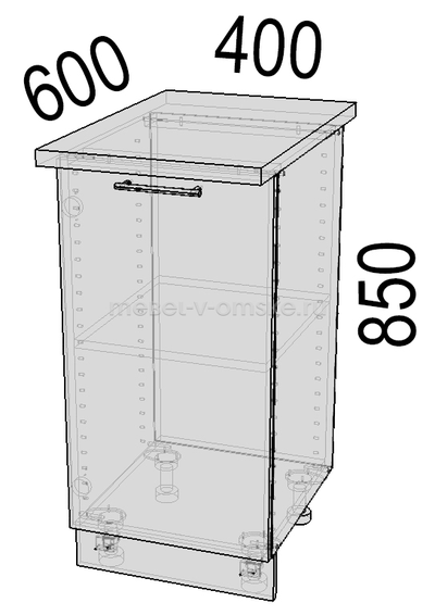 Стол кухонный Берген Н-40 (400)