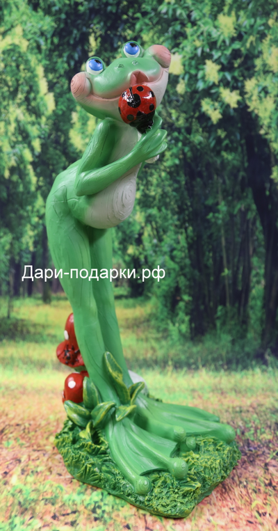 Лягушка певица 45*29см  1,3кг   0,03м3  полистоун Россия 1768/012620