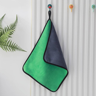 Набор цветных тряпочек для уборки из микрофибры многоразовые универсальные, размер 30 см * 30 см, количество 5 штук