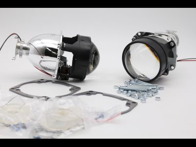 Комплект Mini H1 G6 2.5 дюйма с рамками для замены галогенных линз автомобилей ВАЗ 2110, ВАЗ 2111, ВАЗ 2112 (1997 - 2007. в.)