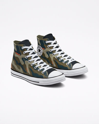 Converse one star camo best sale