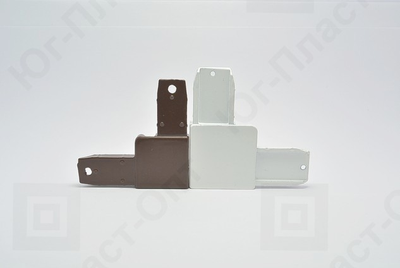 Уголок москитной сетки белый/коричневый