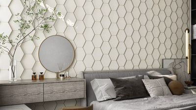 Гипсовая панель BEE (Соты) артикул M-0040