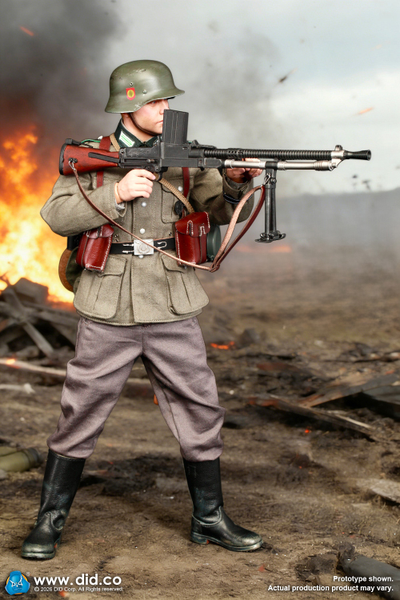 ПРЕДЗАКАЗ - Немецкий пулеметчик - Коллекционная фигурка 1/6 WWII German Gunner – Friedrich (D80191) - DID ?ЦЕНА: 23500 РУБ.?