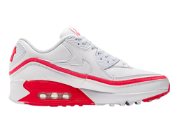 Nike Air Max 90 White (Белые с красным)