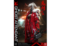 ПРЕДЗАКАЗ - Девушка-киборг (в красном) - Коллекционная фигурка 1/6 Ghost Attendant Red Remains (GS-002) - POPCOSTUME  ?ЦЕНА: 33900 РУБ.?