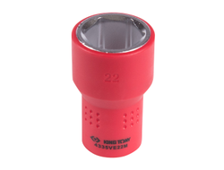 Головка торцевая диэлектрическая шестигранная 1/2", 22 мм KING TONY 4335VE22M