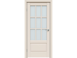 Дверь со стеклом-решеткой Triadoors 641 магнолия