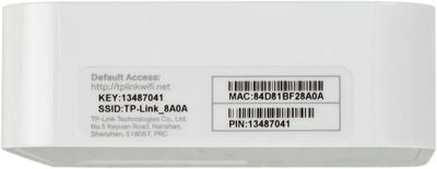 Wi-Fi роутер TP-Link TL-MR3020 Белый