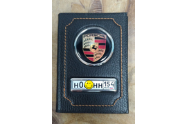 Обложка для автодокументов с гос. номером и логотипом на заказ с доставкой по России