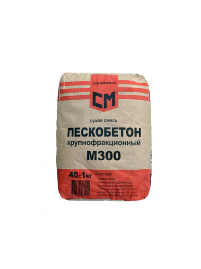 Пескобетон Строймикс М300 40 кг