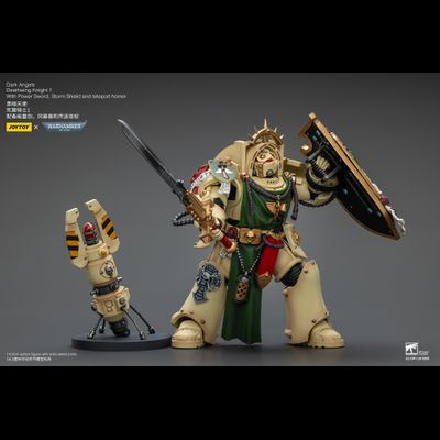 Рыцарь Крыла Смерти Темных Ангелов (Warhammer 40k) - КОЛЛЕКЦИОННАЯ ФИГУРКА 1/18 Dark Angels: Deathwing Knight 1 (JT02489) - JOYTOY