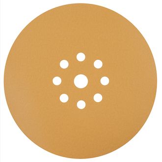 *GRIPPAPER225P320H9-50 Абразивный круг SCHTAER GRIPPaper 225 мм на бумажной основе 9 отв., 50 шт
