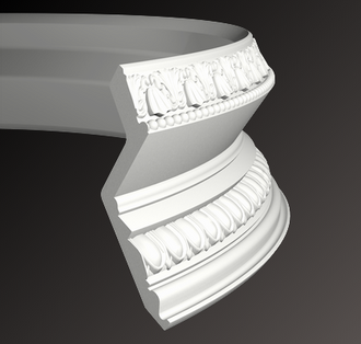 Карниз 1.50.137 - 190*183*2000мм