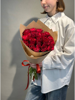 21 роза Кения PREMIUM