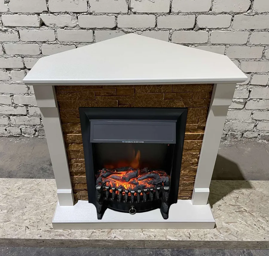 Угловой камин электричесский Моника