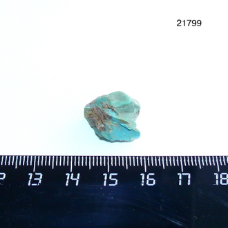 Бирюза натуральная (необработанная) Казахстан арт.21799: 2,5г - 14*16*11мм