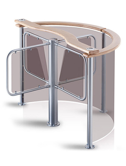 Полуростовый роторный турникет RTD-03S с формирователем прохода RB-03TP