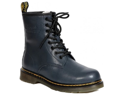 DR.MARTENS 1460 DARK BLUE SMOOTH FLEECE С МЕХОМ