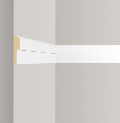 Универсальный элемент- Наличник (молдинг) для обрамления дверей, окон и любых проёмов из архитектурного ЛДФ- декора Ultrawood (Ультравуд) N 8513