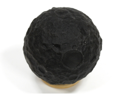 Шар Обсидиан, "Луна", Мексика (48 мм, 151 г) №35780