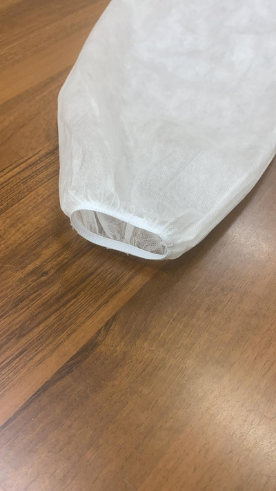 Халат защитный одноразовый с сертификатом соответствия, 10шт/уп