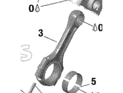 Шатун Оригинал BRP 420217645 для BRP Can-Am (Connecting Rod Ass’y)