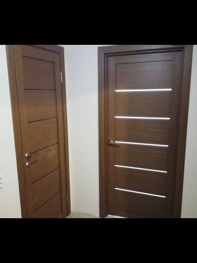 OPTIMA PORTE/ TURIN 506 ОРЕХ КЛАССИЧЕСКИЙ/ САТИН СВЕТЛОЕ. ПОЛОТНО ОСТЕКЛЕННОЕ