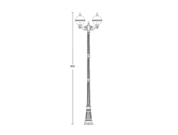 Садово-Парковый светильник шар VENA smoke 2