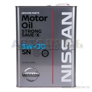 Масло моторное NISSAN STRONG SAVE X SN 5W-30 4 л KLAN5-05304