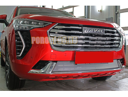 Защита радиатора Haval Jolion 2020- chrome низ