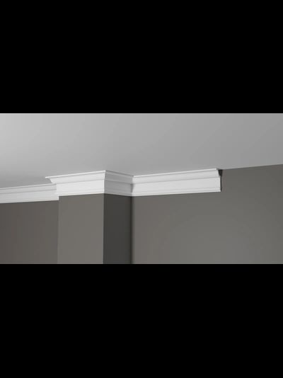 Потолочный плинтус с гладким профилем из дюрополимера Decor Dizayn (Декор Дизайн)-DD501 (59*31*2000)