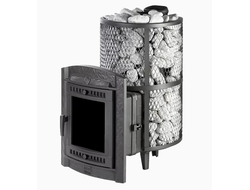 Банная печь Атмосфера XL сетка нержавейка до 26 м3