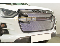 Защита радиатора Isuzu D-Max 2019- chrome верх PREMIUM