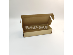 Коробка с откидной крышкой 230*100*45 мм БУРЫЙ