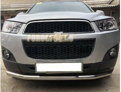 Защита переднего бампера d60 для Chevrolet Captiva 2012-