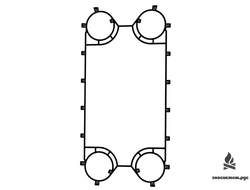 Теплогаз Резиновое уплотнение TG28