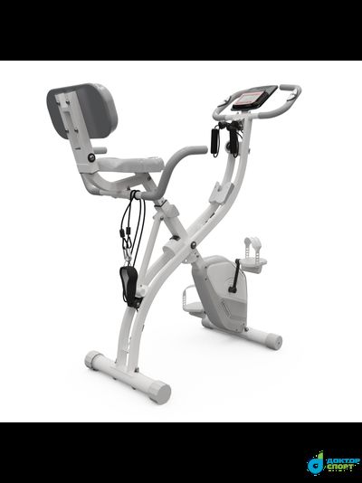 Велотренажер X-Bike DFC DavCreator Max, бело-серый