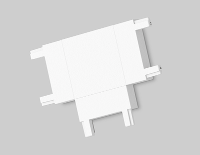 оннектор T-образный для накладного шинопровода Magnetic Ultra Slim GV 1118 WH белый 46*36*6