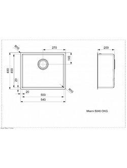 Мойка Reginox Miami 50x40