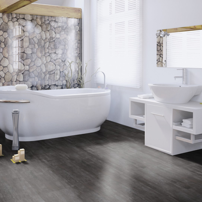 Виниловый пол Wineo 400 Stone Hero Stone Gloomy DB00138 клеевой