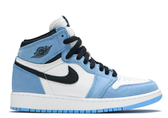 Nike Air Jordan Retro 1 Mid Blue (Белые с голубым)