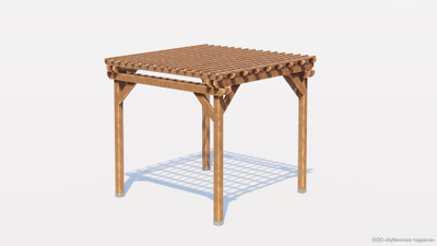 Пергола деревянная К-3