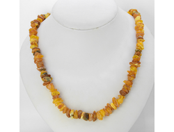 Лечебные бусы из необработанного янтаря 55 см