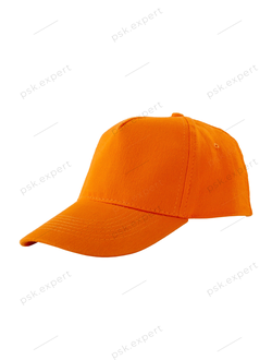 Бейсболка классическая цвет оранжевый